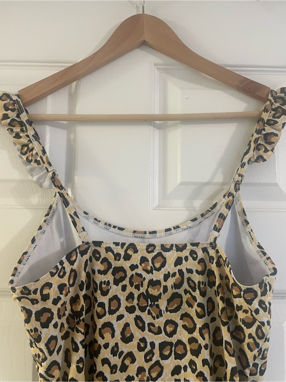Leopard Print One-Piece Swimsuit - Picture 5 of 8